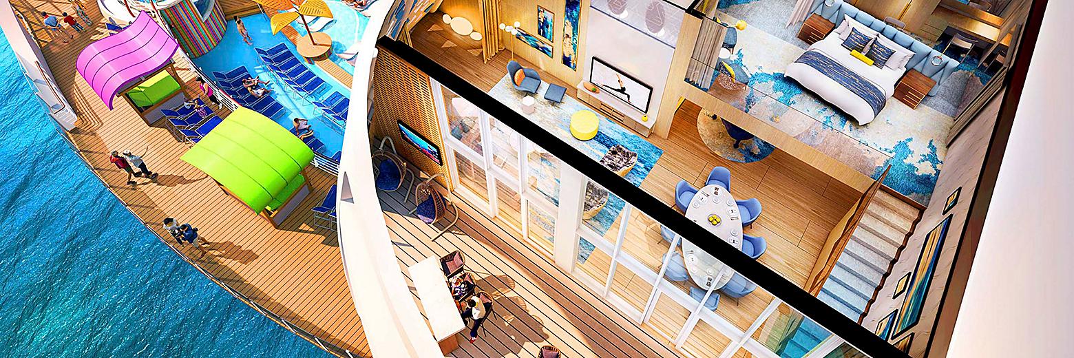 Suite do Royal Loft do Wonder of the Seas