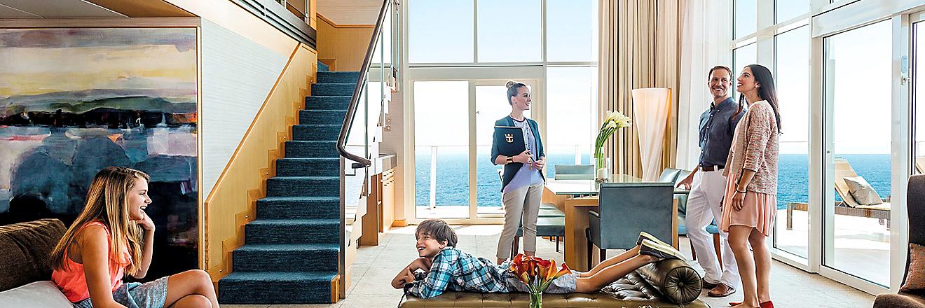 Suite Royal Familiar como um dos Quartos do Symphony of the Seas