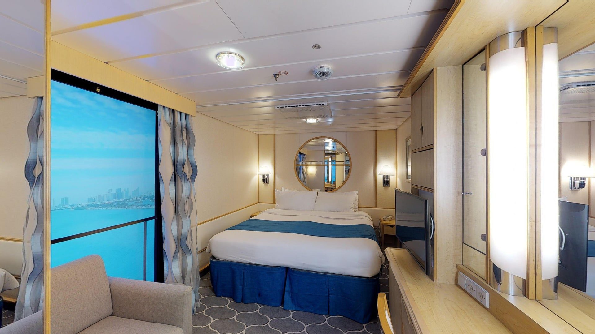 Navigator Cruise Rooms Interior with Virtual Balcony