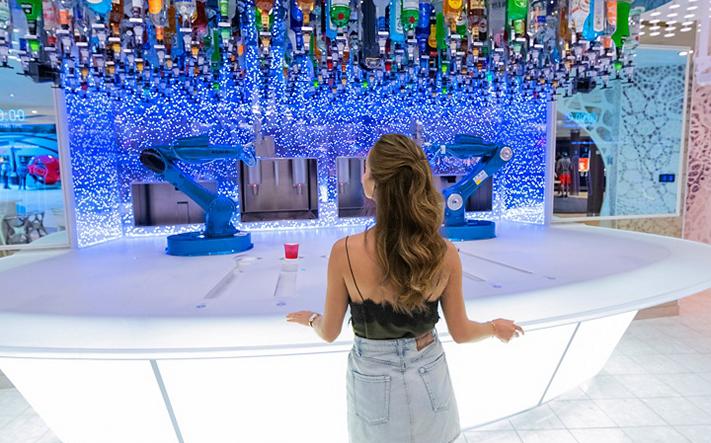 Bionic Bar com cocktails