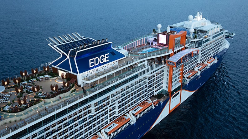 Vista Aérea do Celebrity Edge