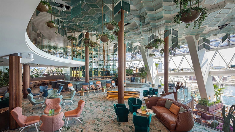 O Eden a bordo do Celebrity Edge