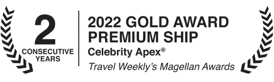 2 Anos Consecutivos Prémio Ouro de Navio Premium