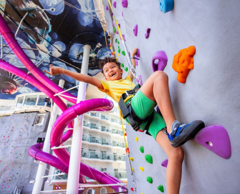 Escalada no Utopia of the Seas